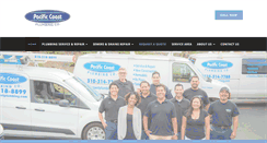 Desktop Screenshot of paccoastplumbing.com